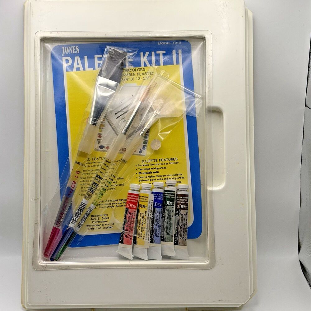 Jonas Palette Kit II Model 10118 Watercolor Acrylic Palette Set Unused NOS